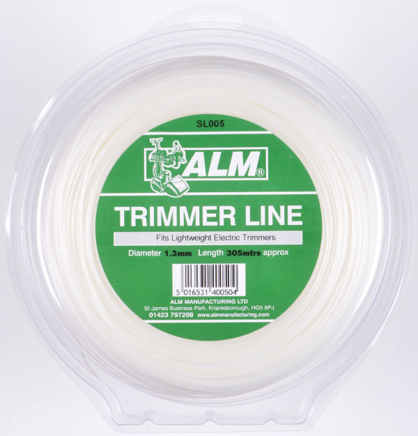 1.3mm x 305m - White Trimmer Line - 1/2 kg Pack - Click Image to Close